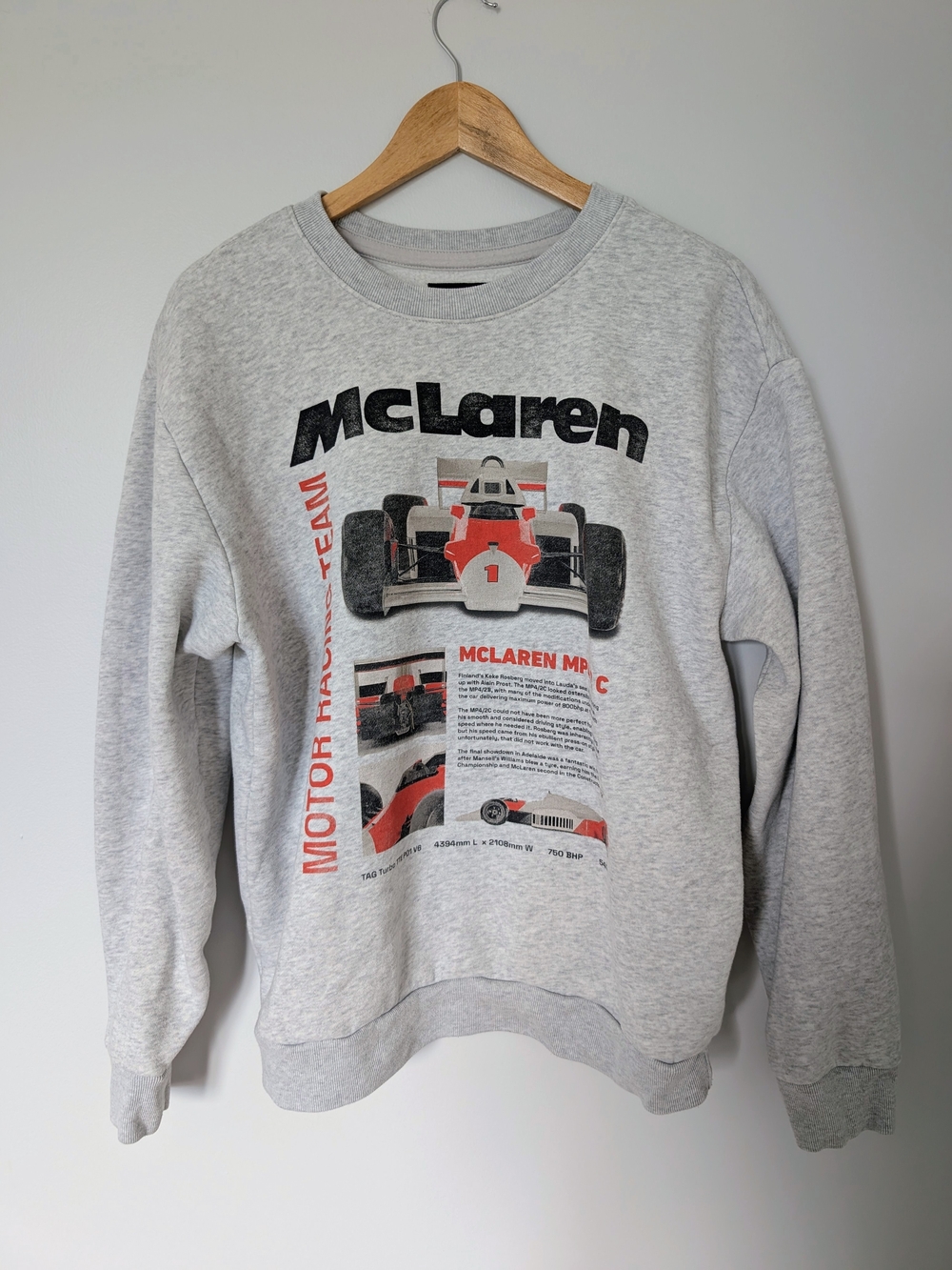 🏁 McLaren Formula 1 Team Graphic Sweatshirt – Size M